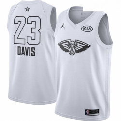 Youth Nike Jordan New Orleans Pelicans 23 Anthony Davis Swingman White 2018 All Star Game NBA Jersey