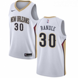 Youth Nike New Orleans Pelicans 30 Julius Randle Swingman White NBA Jersey Association Edition 