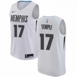 Womens Nike Memphis Grizzlies 17 Garrett Temple Swingman White NBA Jersey City Edition 