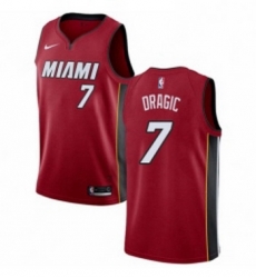 Womens Nike Miami Heat 7 Goran Dragic Authentic Red NBA Jersey Statement Edition