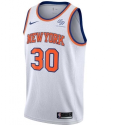 Men New York Knicks Jordan Statement Swingman Jersey Julius Randle White