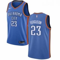 Womens Nike Oklahoma City Thunder 23 Terrance Ferguson Swingman Royal Blue Road NBA Jersey Icon Edition 