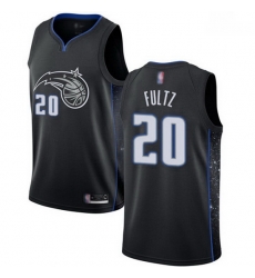 Magic  20 Markelle Fultz Black Basketball Swingman City Edition 2018 19 Jersey