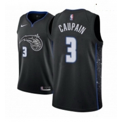 Men NBA 2018 19 Orlando Magic 3 Troy Caupain City Edition Black Jersey 