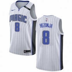 Mens Nike Orlando Magic 8 Mario Hezonja Swingman NBA Jersey Association Edition