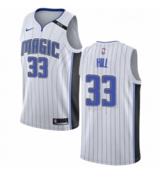 Womens Nike Orlando Magic 33 Grant Hill Swingman NBA Jersey Association Edition