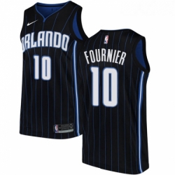 Youth Nike Orlando Magic 10 Evan Fournier Swingman Black Alternate NBA Jersey Statement Edition