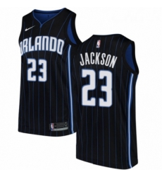 Youth Nike Orlando Magic 23 Justin Jackson Swingman Black NBA Jersey Statement Edition 