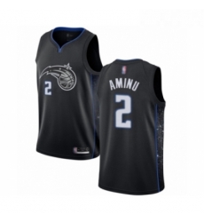 Youth Orlando Magic 2 Al Farouq Aminu Swingman Black Basketball Jersey City Edition 