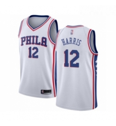 Womens Philadelphia 76ers 12 Tobias Harris Swingman White Basketball Jersey Association Edition 