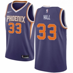 Mens Nike Phoenix Suns 33 Grant Hill Swingman Purple Road NBA Jersey Icon Edition