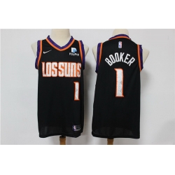 Suns 1 Devin Booker Black 2019 20 City Edition Nike Swingman Jersey