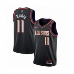 Suns 11 Ricky Rubio Black Basketball Swingman City Edition 2019 20 Jersey