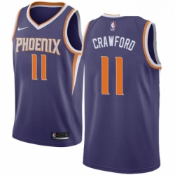 Womens Nike Phoenix Suns 11 Jamal Crawford Swingman Purple NBA Jersey Icon Edition 