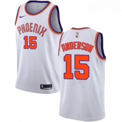 Womens Nike Phoenix Suns 15 Ryan Anderson Swingman White NBA Jersey Association Edition 