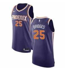 Womens Nike Phoenix Suns 25 Mikal Bridges Authentic Purple NBA Jersey Icon Edition 