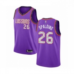 Womens Phoenix Suns 26 Ray Spalding Swingman Purple Basketball Jersey 2018 19 City Edition 