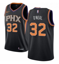 Youth Nike Phoenix Suns 32 Shaquille ONeal Swingman Black Alternate NBA Jersey Statement Edition