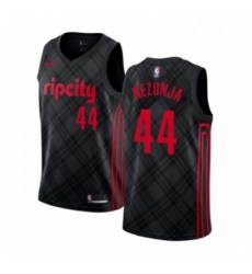 Youth Portland Trail Blazers 44 Mario Hezonja Swingman Black Basketball Jersey City Edition 