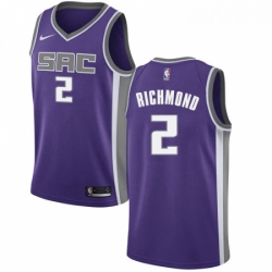 Mens Nike Sacramento Kings 2 Mitch Richmond Authentic Purple Road NBA Jersey Icon Edition