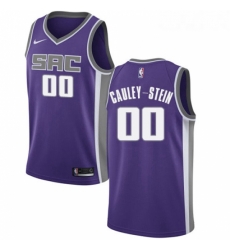 Womens Nike Sacramento Kings 0 Willie Cauley Stein Swingman Purple Road NBA Jersey Icon Edition 