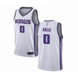 Womens Sacramento Kings 0 Trevor Ariza Swingman White Basketball Jersey Association Edition 