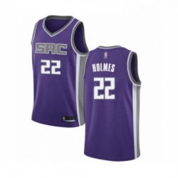 Womens Sacramento Kings 22 Richaun Holmes Swingman Purple Basketball Jersey Icon Edition 