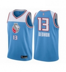 Youth Sacramento Kings 13 Dewayne Dedmon Swingman Blue Basketball Jersey City Edition 