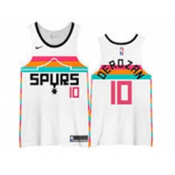 Men San Antonio Spurs DeMar DeRozan White Nike NBA Jersey