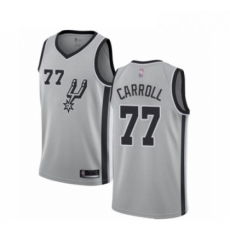 Youth San Antonio Spurs 77 DeMarre Carroll Swingman Silver Basketball Jersey Statement Edition 