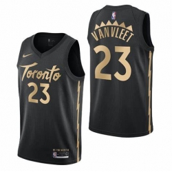 Men Toronto Raptors Fred VanVleet Black 2020 City Edition Jersey