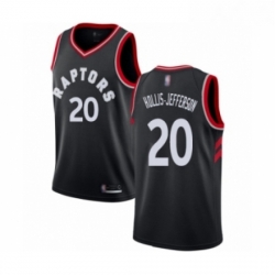 Mens Toronto Raptors 20 Rondae Hollis Jefferson Authentic Black Basketball Jersey Statement Edition 