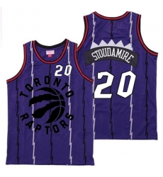 Raptors 20 Damon Stoudamire Purple Retro Jersey