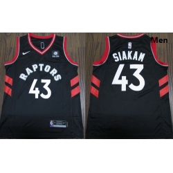 Raptors 43 Pascal Siakam Black Nike Swingman Jersey