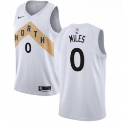 Womens Nike Toronto Raptors 0 CJ Miles Swingman White NBA Jersey City Edition 