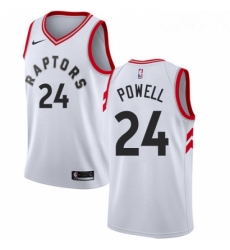 Womens Nike Toronto Raptors 24 Norman Powell Authentic White NBA Jersey Association Edition 