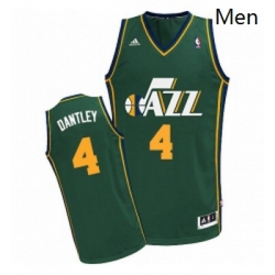 Mens Adidas Utah Jazz 4 Adrian Dantley Swingman Green Alternate NBA Jersey