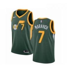 Youth Nike Utah Jazz 7 Pete Maravich Green Swingman Jersey Earned Edition