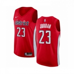 Mens Nike Washington Wizards 23 Michael Jordan Red Swingman Jersey Earned Edition