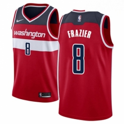 Mens Nike Washington Wizards 8 Tim Frazier Swingman Red Road NBA Jersey Icon Edition 