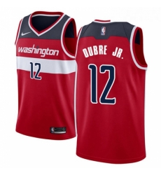 Womens Nike Washington Wizards 12 Kelly Oubre Jr Swingman Red Road NBA Jersey Icon Edition