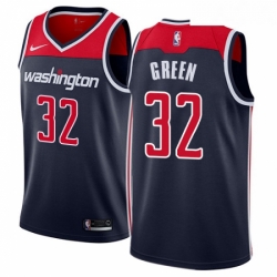 Womens Nike Washington Wizards 32 Jeff Green Swingman Navy Blue NBA Jersey Statement Edition 