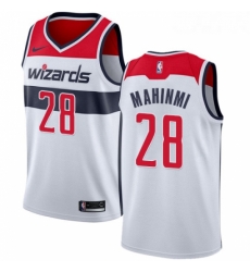 Youth Nike Washington Wizards 28 Ian Mahinmi Swingman White Home NBA Jersey Association Edition 