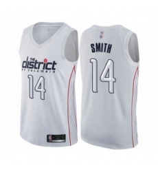 Youth Washington Wizards Ish Smith Swingman White Basketball Jersey City Edition