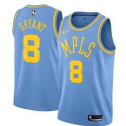 Lakers 24 Kobe Bryant Blue MPLS Nike Swingman Jersey