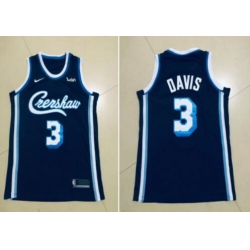 Men Los Angeles Lakers Crenshaw Concept #3 Anthony Davis Blue NBA Jersey