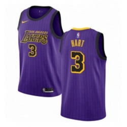 Womens Nike Los Angeles Lakers 3 Josh Hart Swingman Purple NBA Jersey City Edition 