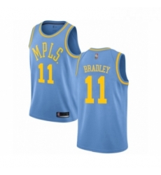 Youth Los Angeles Lakers 11 Avery Bradley Swingman Blue Hardwood Classics Basketball Jersey 