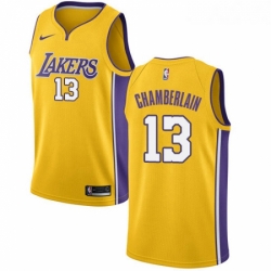 Youth Nike Los Angeles Lakers 13 Wilt Chamberlain Swingman Gold Home NBA Jersey Icon Edition