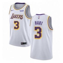 Youth Nike Los Angeles Lakers 3 Josh Hart Swingman White NBA Jersey Association Edition 